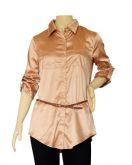 Blusa de Cetim Social